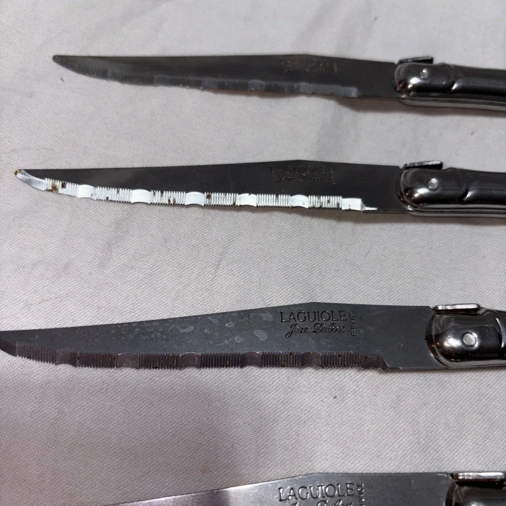 LAGUIOLE Kitchen‎ STEAK KNIFE SET MADE IN FRANCE Rare